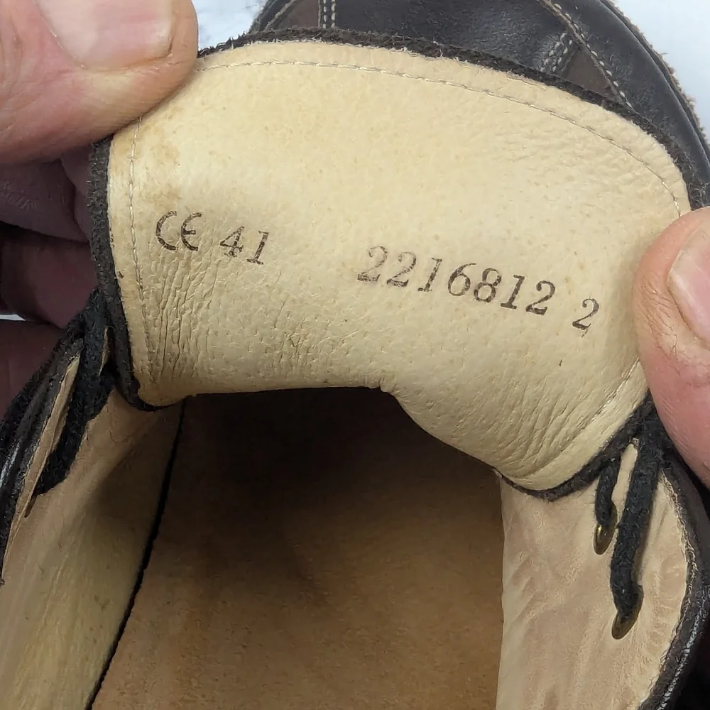 Finn Comfort Size 41 D Oxford Tie Shoes In Brown Made In Germany